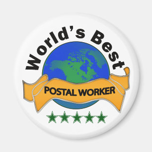 Aimant Le meilleur travailleur postal du monde