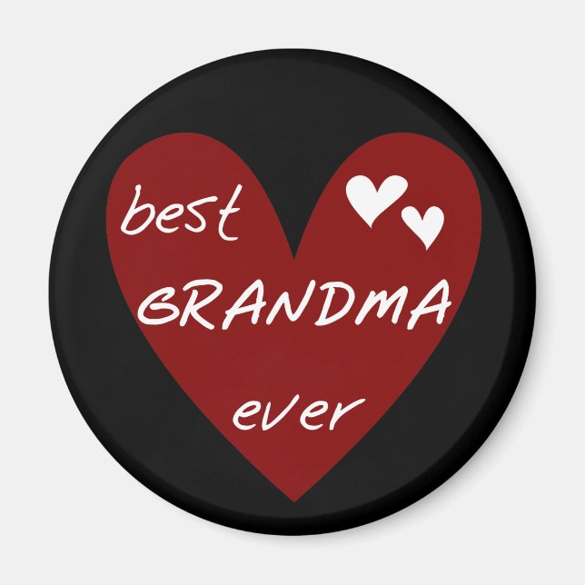 Aimant Le meilleurs T-shirts et cadeaux de grand-maman de (Devant)