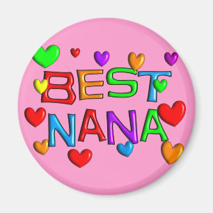 Aimant Le meilleurs T-shirts et cadeaux de Nana