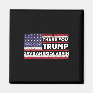 Aimant Le Merci Trump sauve l'Amérique à nouveau en faveu