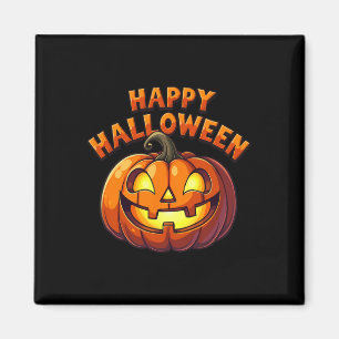 Aimant Le mignon Jack O'lantern Citrouille Bonne Hallowee