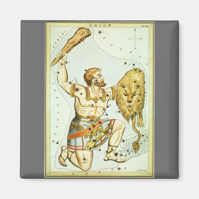 Aimant Le miroir de l'Ukraine, la carte céleste de l'astr (Devant)