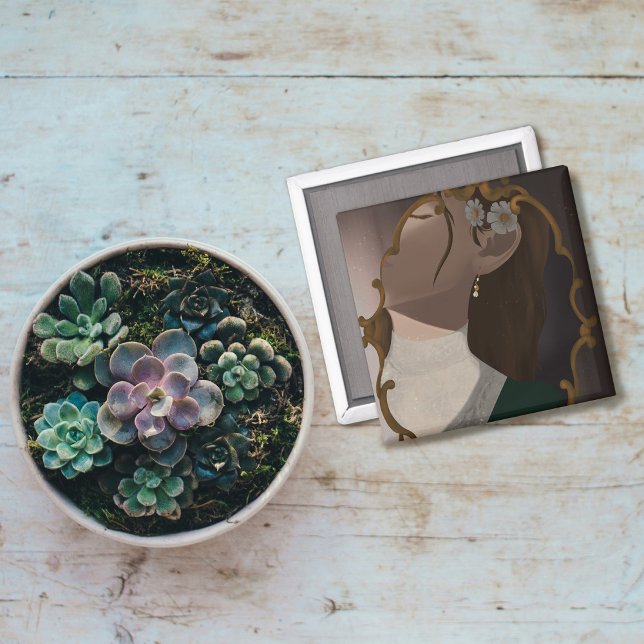 Aimant Le miroir III - Une fille à moitié cachée (Créateur téléchargé)