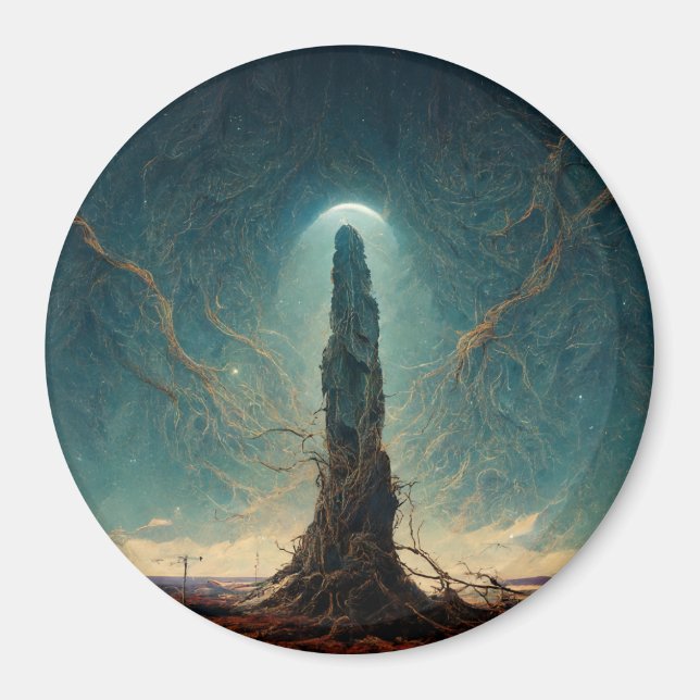 Aimant Le Monolithe 2 Imaginaire Sci-Fi Art (Devant)