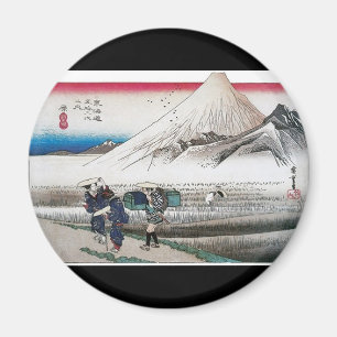 Aimant Le mont Fuji le matin, au Japon, vers 1831-1834