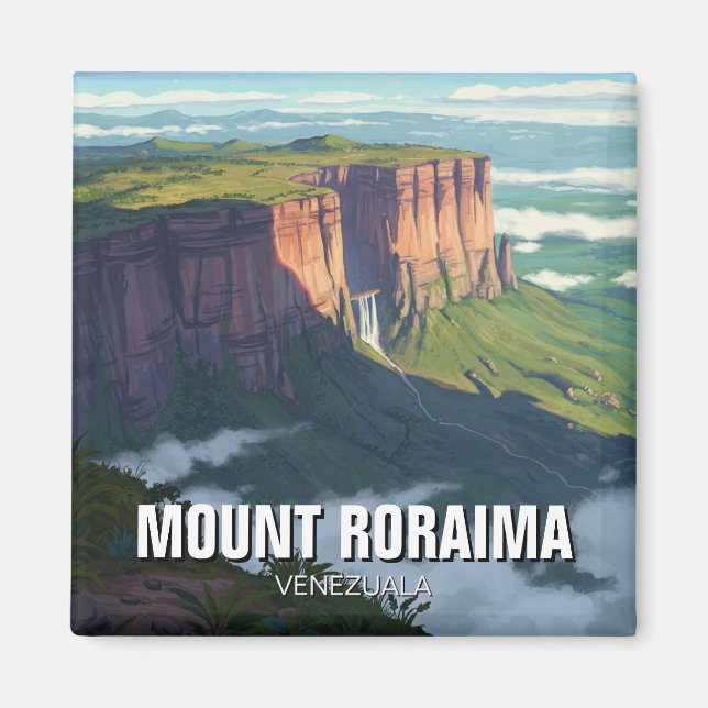 Aimant Le Mont Roraima Venezuala Travel (Devant)