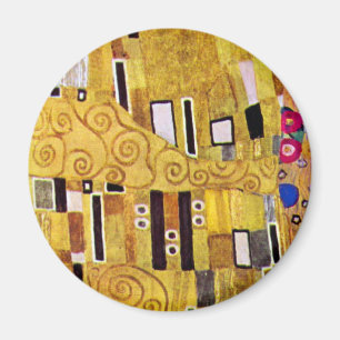 Aimant Le motif du Baiser par Gustav Klimt, Art nouveau