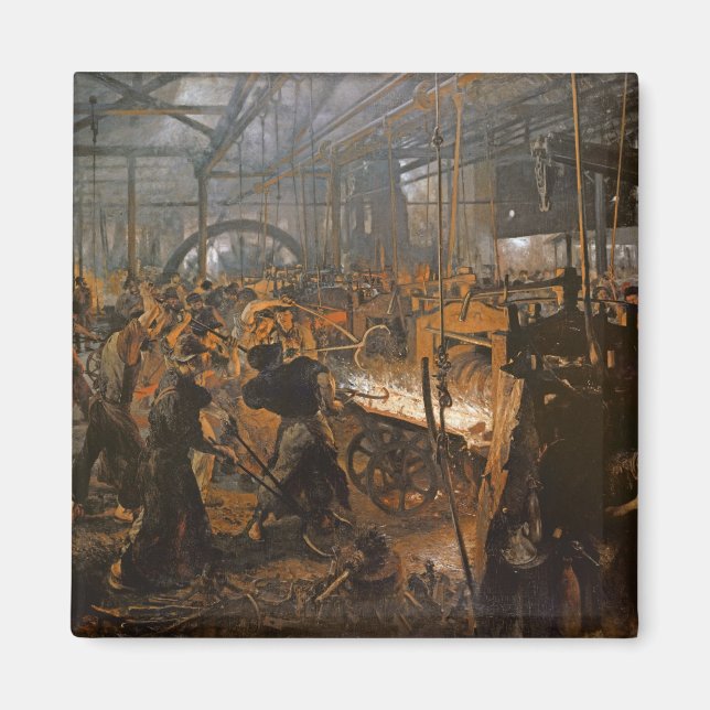 Aimant Le moulin à rouleaux de fer, 1875 (Devant)