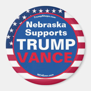 Aimant Le Nebraska appuie TRUMP VANCE Réfrigérateur