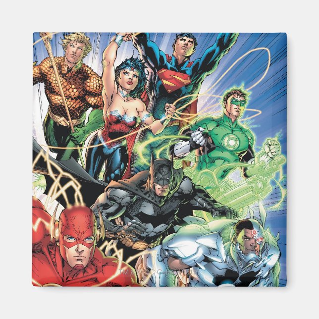 Aimant Le New 52 - Justice League #1 (Devant)