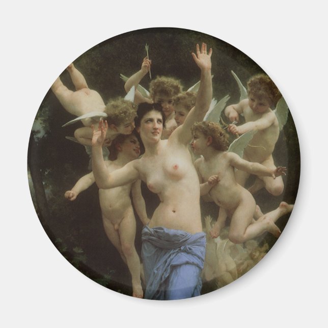 Aimant Le Nid de Guêpes par William Adolphe Bouguereau (Devant)