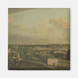 Aimant Le palais de Kaunitz et le jardin, Vienne, 1759/60