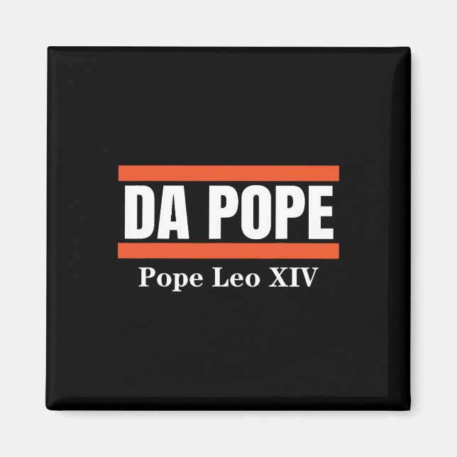 Aimant Le pape de Chicago Leo Xiv Le cardinal Robert Prev (Devant)