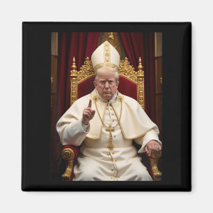 Aimant Le pape Trump drôle Trump président Trump Vatican