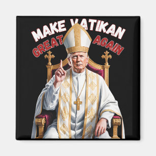 Aimant Le pape Trump et le président Trump