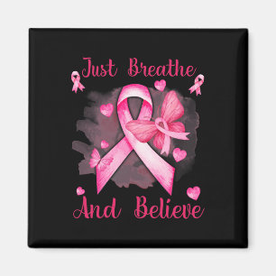 Aimant Le Papillon Ruban Respire Et Croit Le Cancer Du Se