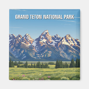 Aimant Le Parc national de Grand Teton