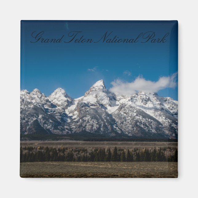 Aimant Le Parc national de Grand Teton (Devant)