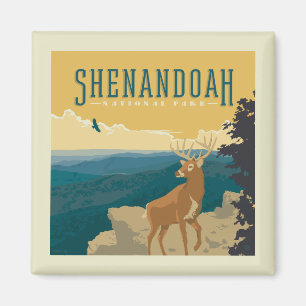 Aimant Le Parc national de Shenandoah Cerf