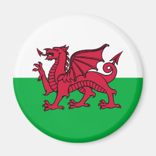 Aimant Le Pays de Galles - le drapeau de Gallois