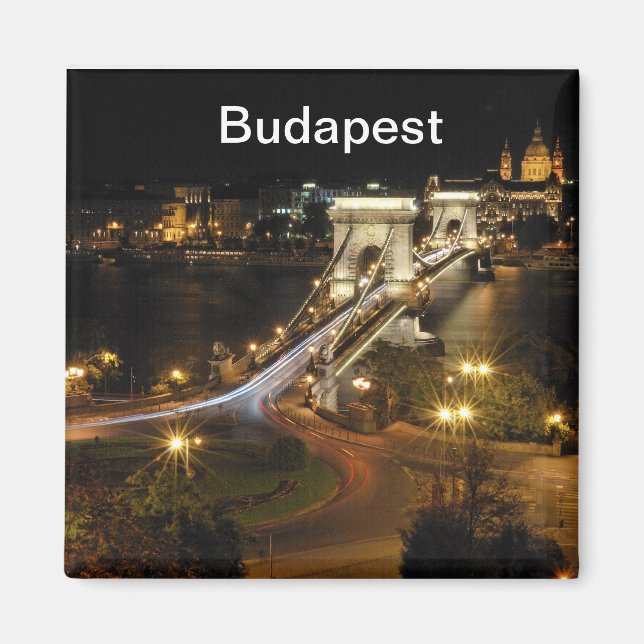 Aimant Le paysage nocturne de Budapest (Devant)
