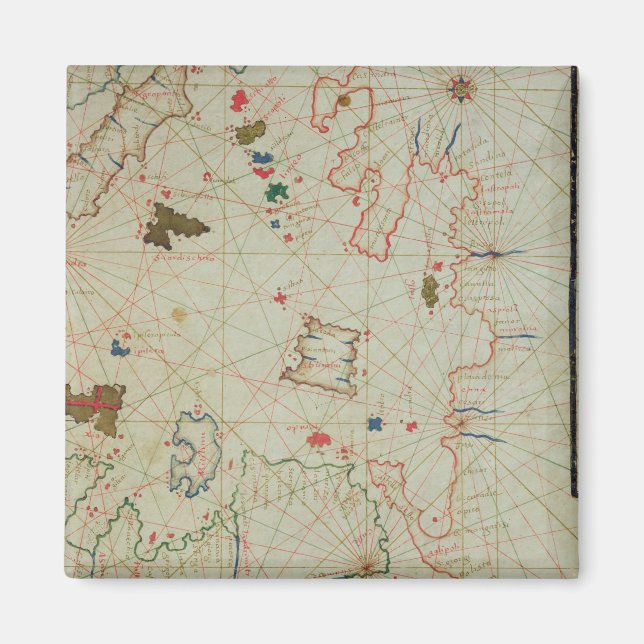 Aimant Le Péloponnèse, l'île de Limnos, (Devant)