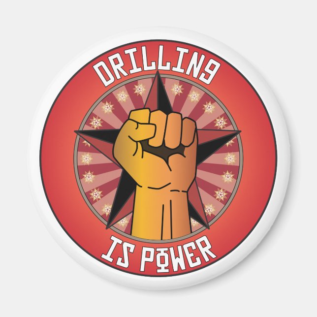 Aimant Le perçage est l'alimentation (Devant)