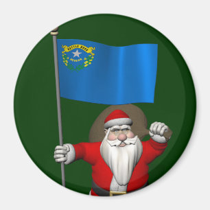 Aimant Le Père Noël Avec L'Entrée Du Nevada