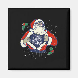 Aimant Le Père Noël est Trump Code du ventilateur Qr Trum