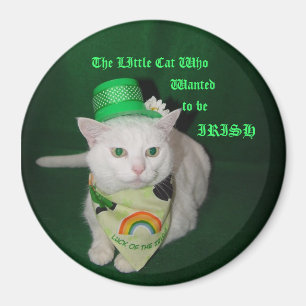 Aimant Le petit chat qui Recherché pour être irlandais