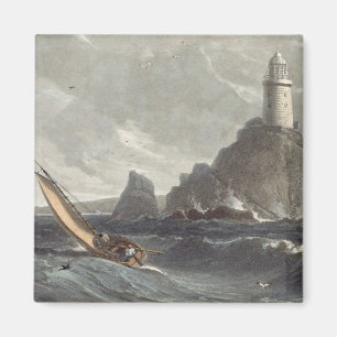 Aimant Le phare de drakkars des terres finissent, les