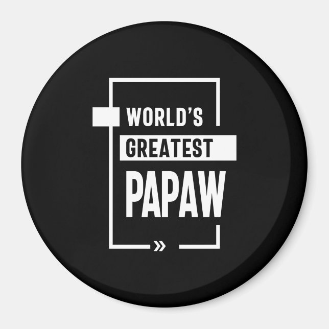 Aimant Le plus grand cadeau Papaw au monde pour hommes (Devant)