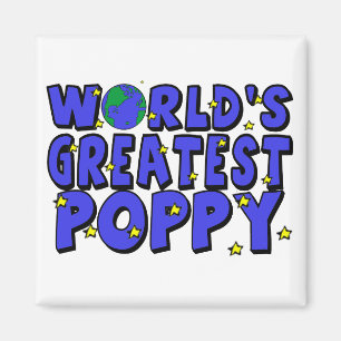 Aimant Le plus grand coquelicot du monde