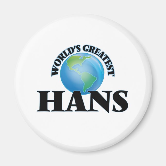 Aimant Le plus grand Hans du monde (Devant)