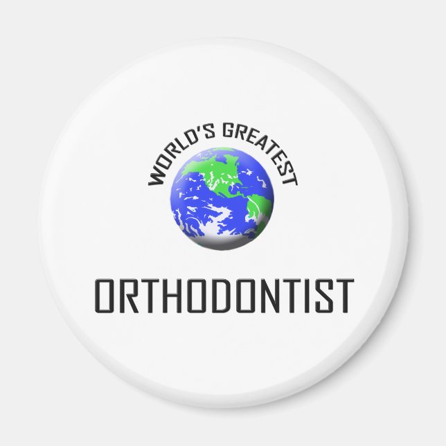 Aimant Le plus grand orthodontiste du monde (Devant)