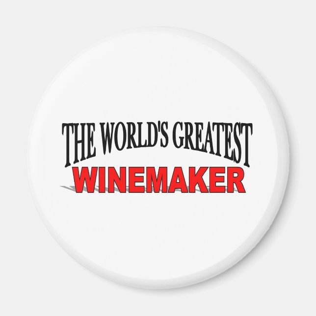 Aimant Le plus grand Winemaker du monde (Devant)