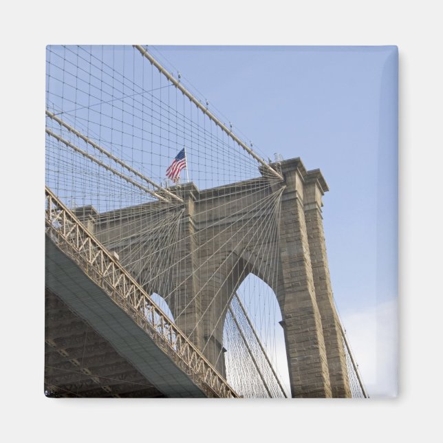 Aimant Le pont Brooklyn à New York, New York (Devant)
