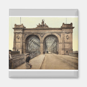 Aimant Le pont du Rhin, Mannheim, Baden, Allemagne pH