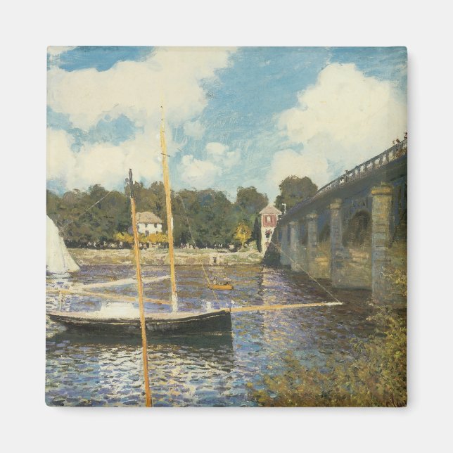 Aimant Le pont routier d'Argenteuil par Claude Monet (Devant)