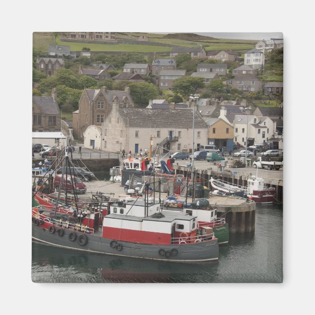 Aimant Le port de Stromness du front de mer de l'Atlantiq (Devant)