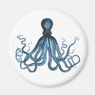 Aimant Le poulpe kraken la mer côtière nautique de plag