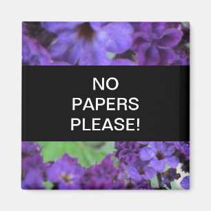 Aimant Le pourpre ne fleurit aucun papier satisfont