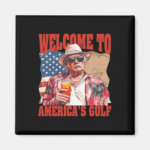 Aimant Le président Trump souhaite la bienvenue dans le G