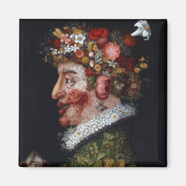 Aimant Le Printemps, Arcimboldo (Devant)
