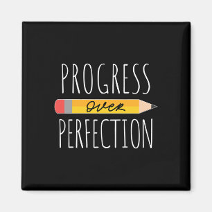 Aimant Le progrès motivationnel sur la perfection retour