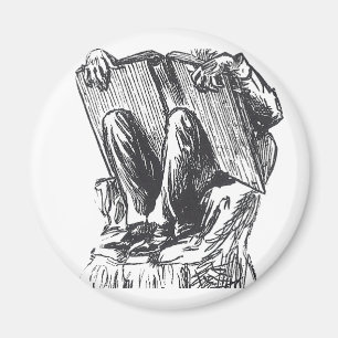 Aimant Le rat de bibliothèque