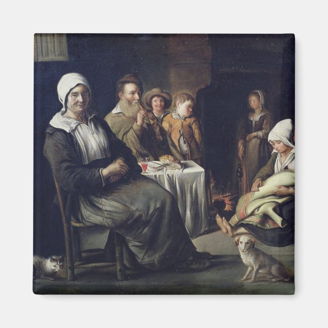 Aimant Le Repas Familial (Devant)