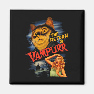 Aimant Le Retour De Vampurr Drôle Chat