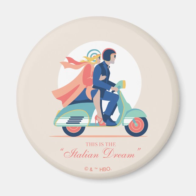 Aimant Le rêve italien - Le Lotus Blanc (Devant)