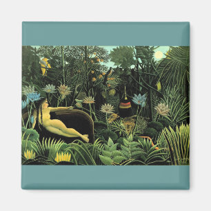 Aimant Le rêveur de Henri Rousseau (1910)
